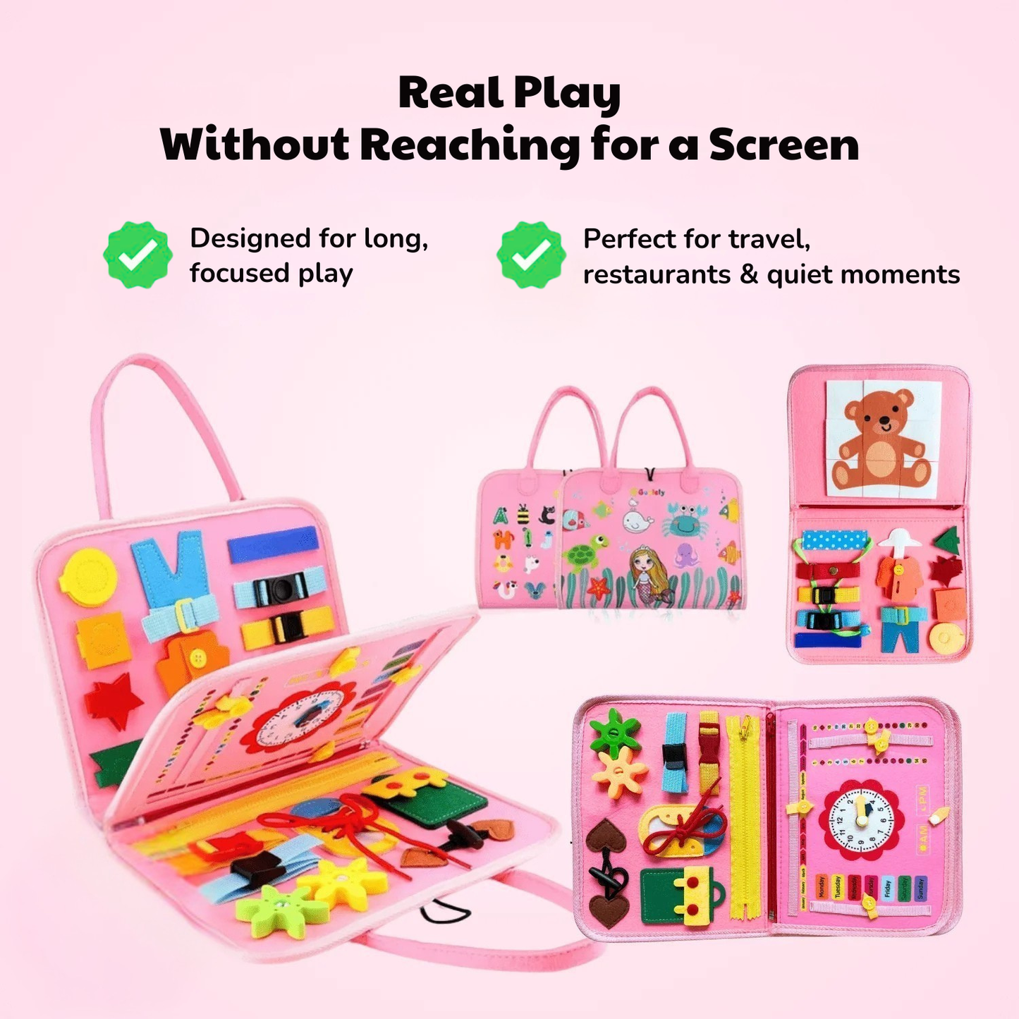 KindaKid™ Montessory Busy Board