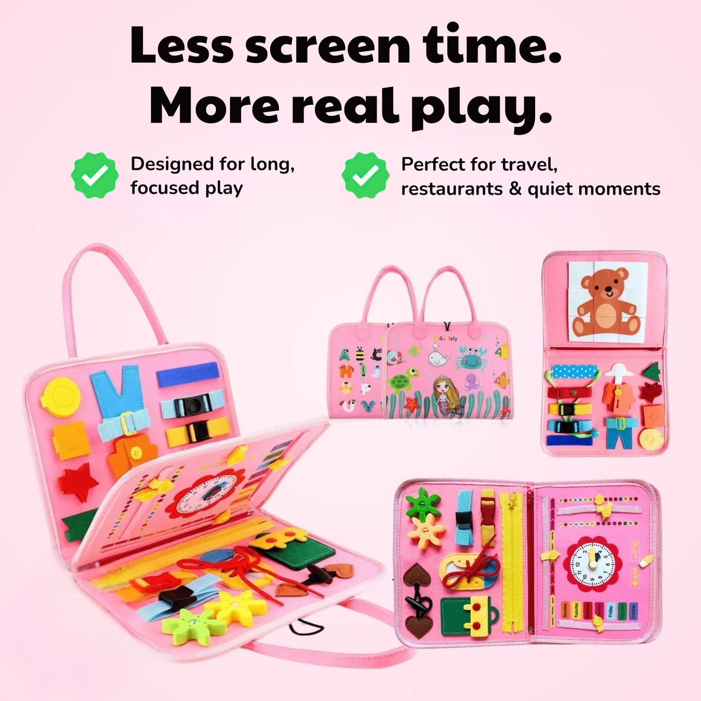 KindaKid™ Montessory Busy Board